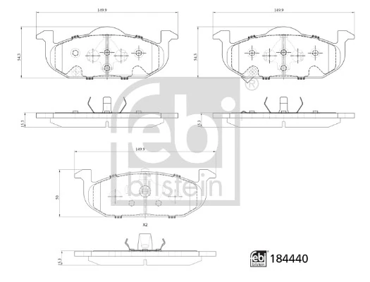 Brake Pad Set, disc brake